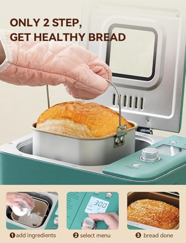 Neretva bread machine with open lid and ceramic pan