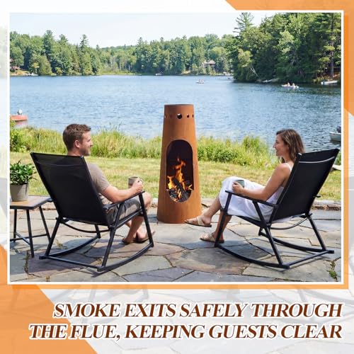 Ferrochef chiminea firewood grate and poker