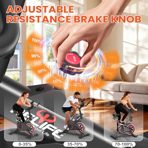 RELIFE REBUILD YOUR LIFE Exercise Bike adjustable handlebars