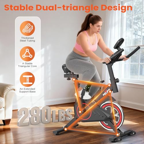 RELIFE REBUILD YOUR LIFE Exercise Bike transport wheels