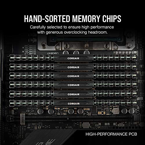 Front view of Corsair DDR4 modules