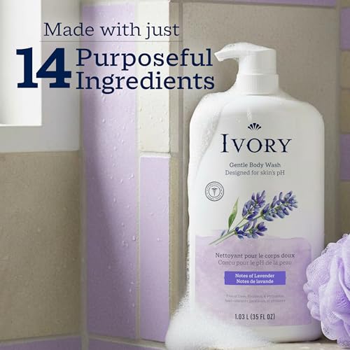 Side profile of Ivory Body Wash 35 oz