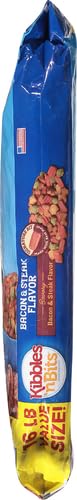 Kibbles 'n Bits adult dog food nutritional label