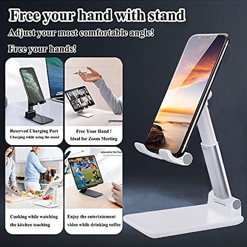 Foldable phone stand profile view