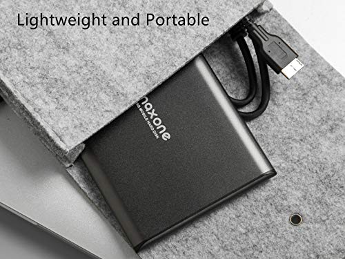 Maxone portable hard drive charcoal grey