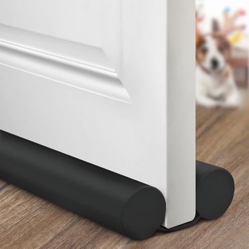 Holikme black door draft stopper side view