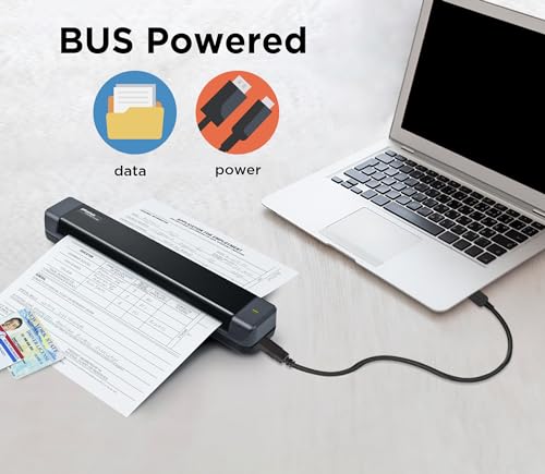 Plustek S410 Plus rear cable connection