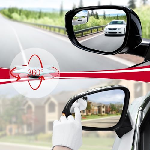 Side mirror with blind spot attachment