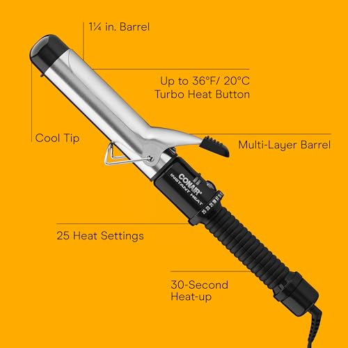 Conair 1.25-inch barrel close up