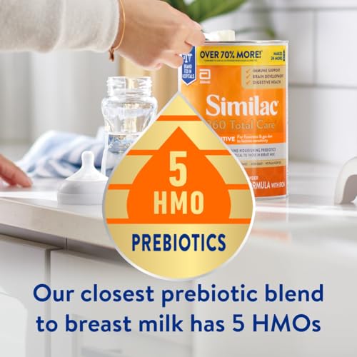Close up of Similac Sensitive baby formula canister