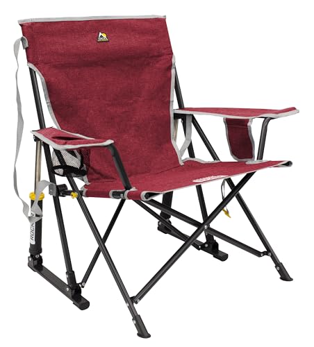 GCI Outdoor Kickback Rocker Red front view