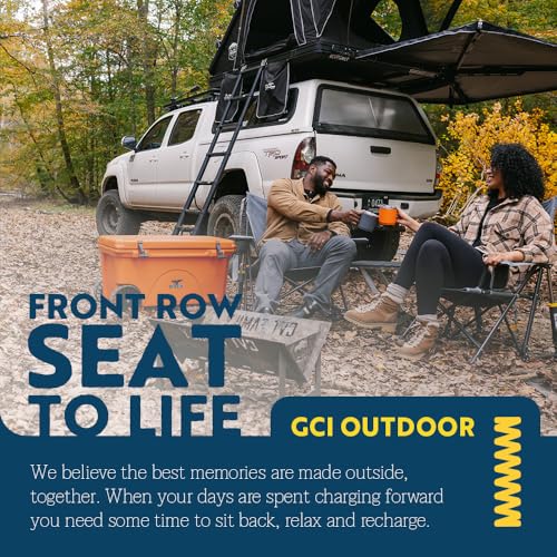 GCI Outdoor Kickback Rocker low profile sitting