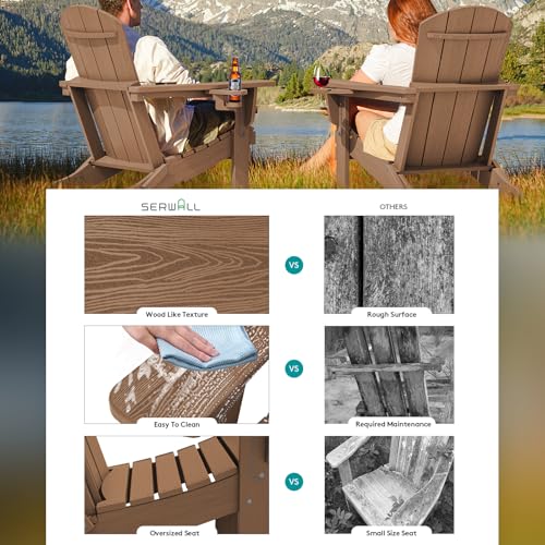 SERWALL outdoor chair integrated cup holder