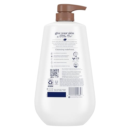 Dove Restoring Body Wash 30.6 oz pump packaging
