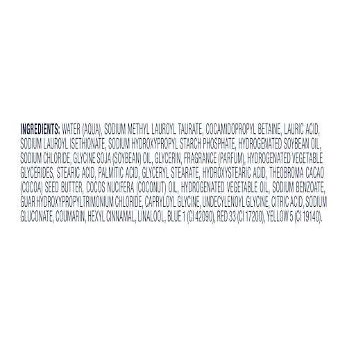 Dove sulfate-free body wash ingredients list