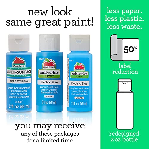 Top view of Apple Barrel paint set colors