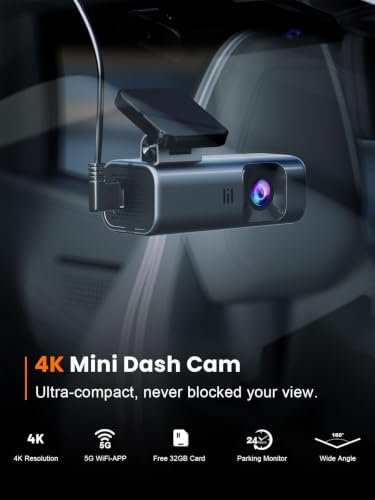 Galphi Q2 dashcam silver side profile