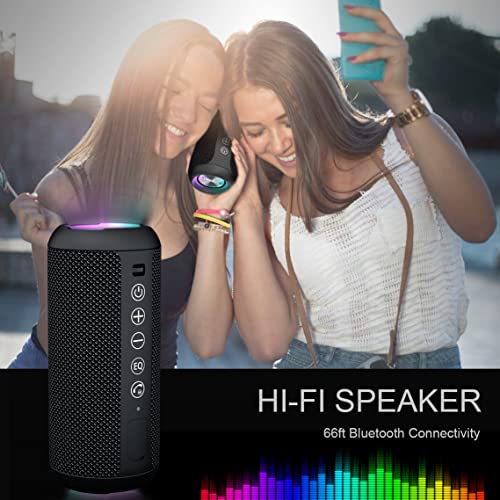 Side profile of the black Ortizan X10 speaker