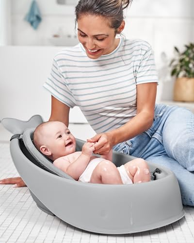 Smart Sling newborn position in grey tub