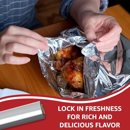 Commercial grade aluminum foil texture