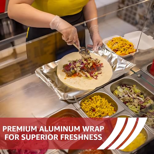 Bulk aluminum foil roll 500 feet supply