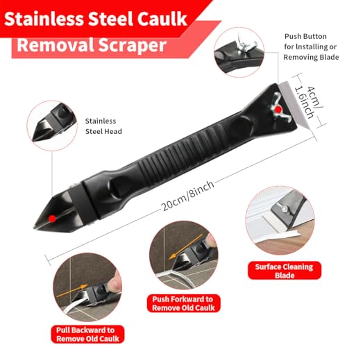 Red Fletrix caulking gun with 15:1 thrust mechanism