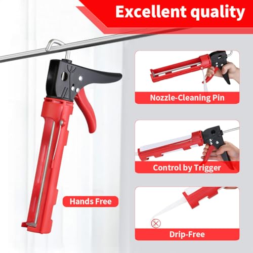 Fletrix 3-in-1 caulk remover and scraper tool