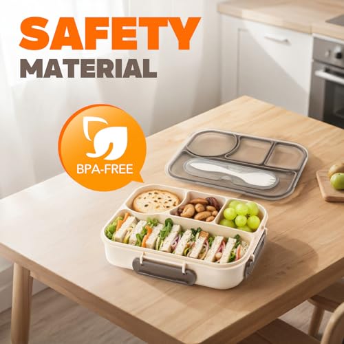 Open EASYFUN bento container with internal compartments
