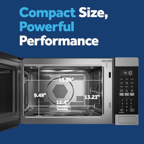 Internal view of the GE microwave convection rack