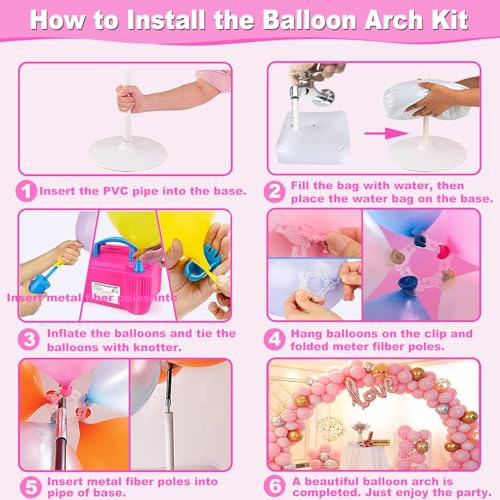 Balloon clips and assembly accessories