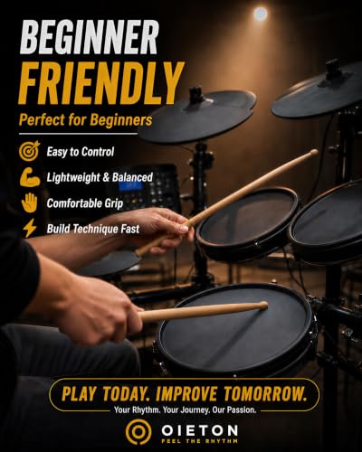 OIETON drumsticks arranged for practice