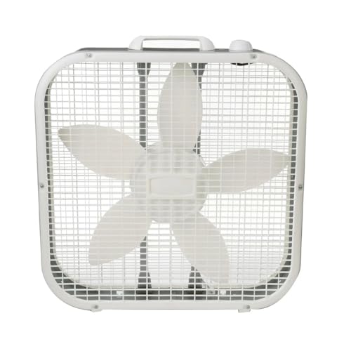 TrioBliss Store 20-inch box fan front view