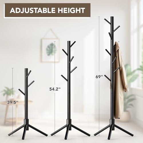 Eight-hook design on Hupmad wood stand