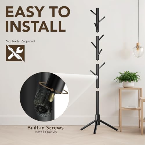 Sturdy triangular base of Hupmad rack