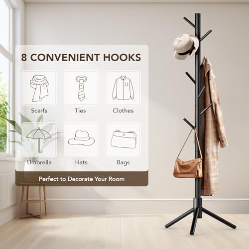 Hupmad coat rack in a modern entryway