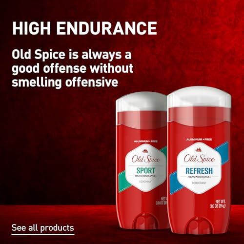 Top view of Old Spice deodorant cap