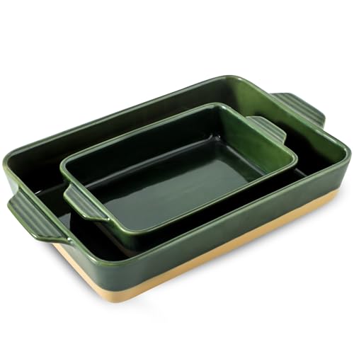 Howise Forest Green ceramic baking set