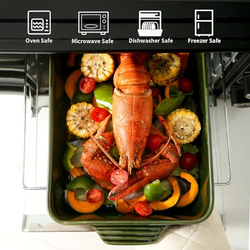 Side view of Howise porcelain bakeware