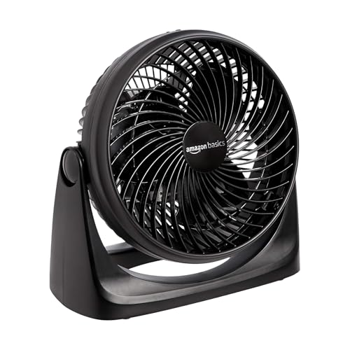 Basics Air Circulator Desk Fan front view