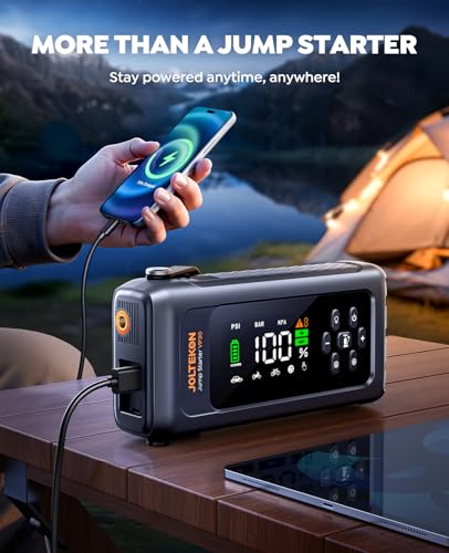 Joltekon jump starter LED light modes