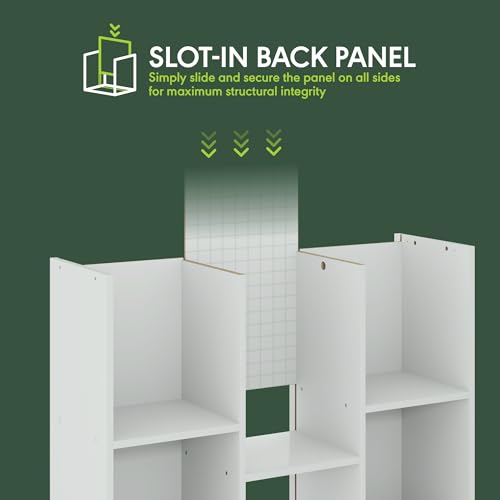 Stable back panel of LUDER bookshelf