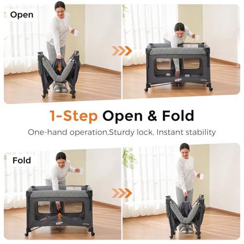 Detachable bassinet of the Pamo Babe portable crib