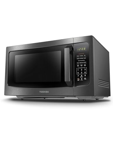TOSHIBA 1.6 Cu.Ft microwave front view