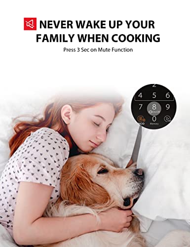 Side profile of microwave in black stainless