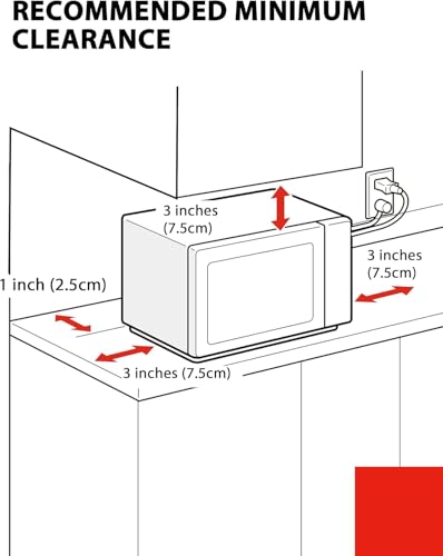 TOSHIBA microwave in a kitchen setting