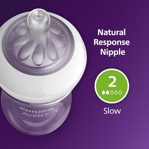 Top view of Philips Avent 4 oz bottle nipple