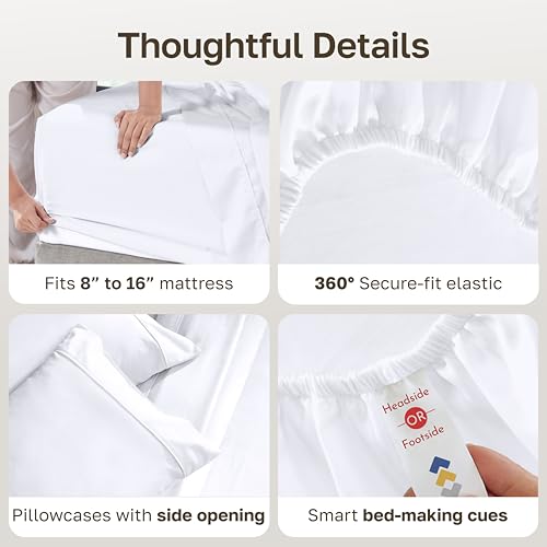 Folded California Design Den white pillowcases