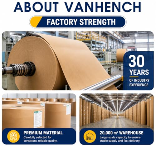 Vanhench paper roll on a studio floor