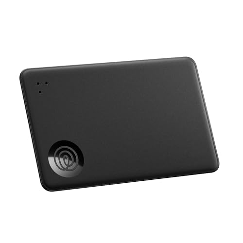 Life360 Tile Slim black tracker front view