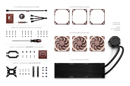 Side profile of Noctua NL-LC1-36 cooling unit